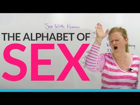 American Sex Slang: The SEX Alphabet with Ronnie thumbnail
