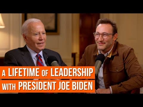 A Lifetime of Leadership with President Joe Biden | A Bit of Optimism Podcast thumbnail