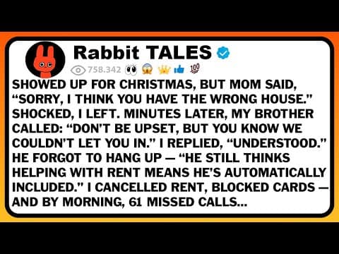 Showed Up For Christmas, But Mom Said, “Sorry, I think you have the wrong house.” Shocked, I Left. thumbnail