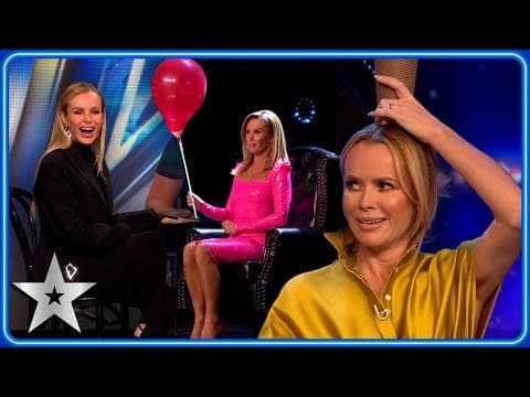 Moments that made Amanda Holden CACKLE! | Auditions | Britain's Got Talent thumbnail