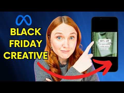 What are the two Meta ads for Black Friday thumbnail