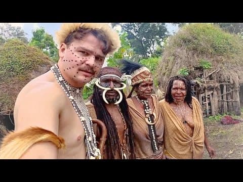 72 Hours Living with the Last Cannibals of New Guinea thumbnail