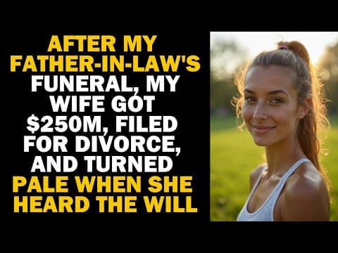 After the funeral, my wife got $250M and left me — but froze in shock when the will was read thumbnail