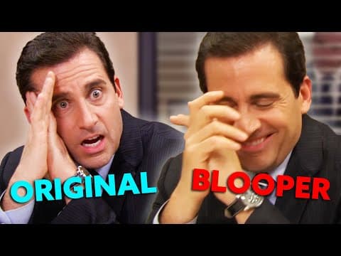 ULTIMATE Bloopers VS Original Scene from The Office! | Comedy Bites thumbnail