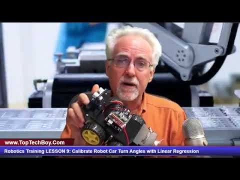 Robotics Training LESSON 9: Calibrate Robot Car Turn Angles with Linear Regression thumbnail