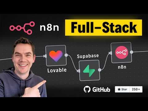 Watch Me Build + Ship a COMPLEX Web App (Lovable + n8n) thumbnail