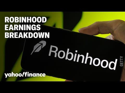 Robinhood earnings top Wall Street expectations, but crypto revenue falls short thumbnail