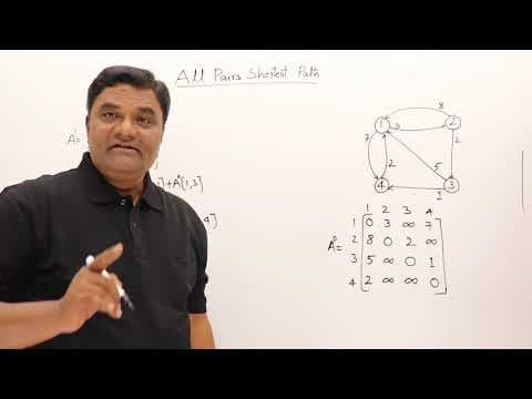 4.2 All Pairs Shortest Path (Floyd-Warshall) - Dynamic Programming thumbnail