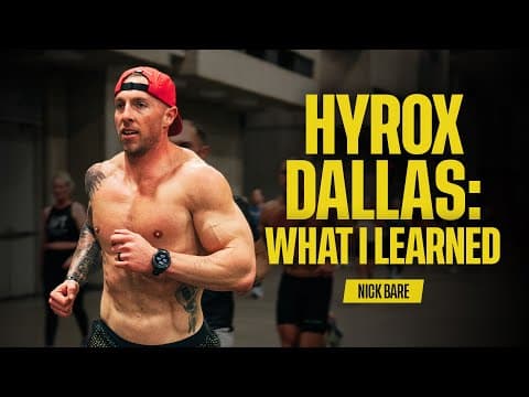 My HYROX Dallas Full Race Breakdown | The Nick Bare Podcast 100 thumbnail