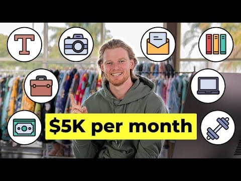 5 ways to make $5000/month in 2024 thumbnail
