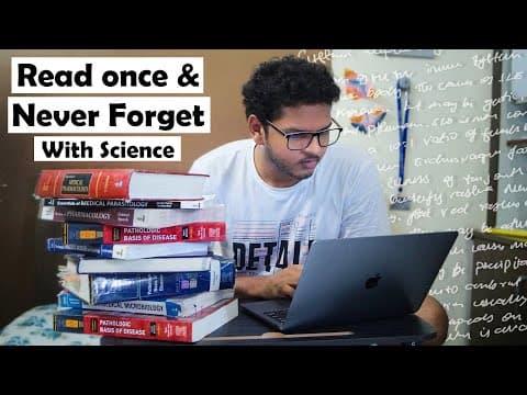 How I *Scientifically* Memorized 12+ Books for My MBBS Exams | Anuj Pachhel thumbnail