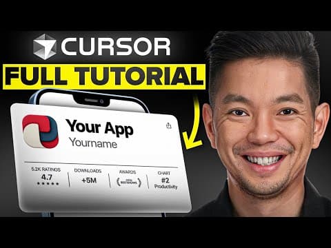 Cursor AI Tutorial for Beginners: Build App with AI (2026) thumbnail