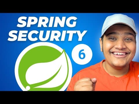Spring Security 6 with Spring Boot 3 and JWT Tutorial thumbnail