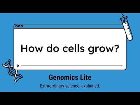Genomics Lite: How do cells grow? thumbnail