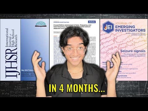 How I Published 3 Research Papers in High School (secrets revealed) thumbnail