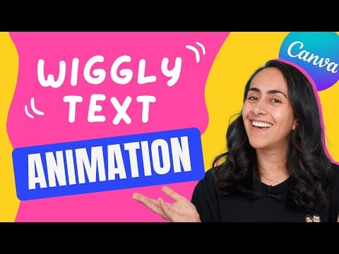 How to Create a Free Wiggle Text Animation in Canva thumbnail