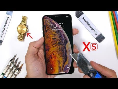 iPhone Xs MAX Durability Test - How weak is the big iPhone? thumbnail
