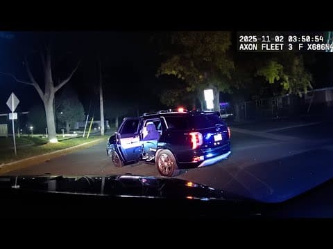He JUMPED out after 113 MPH Police Chase & Hit Street Sign thumbnail