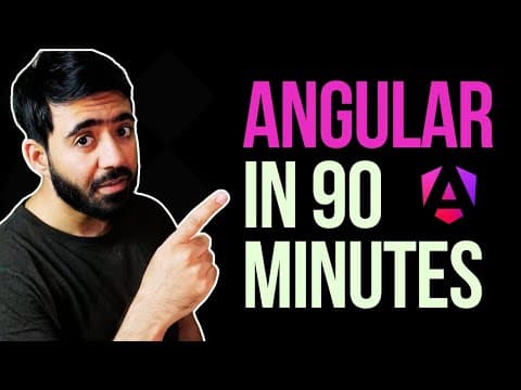 MASTER Angular in 90 Minutes with This Crash Course thumbnail