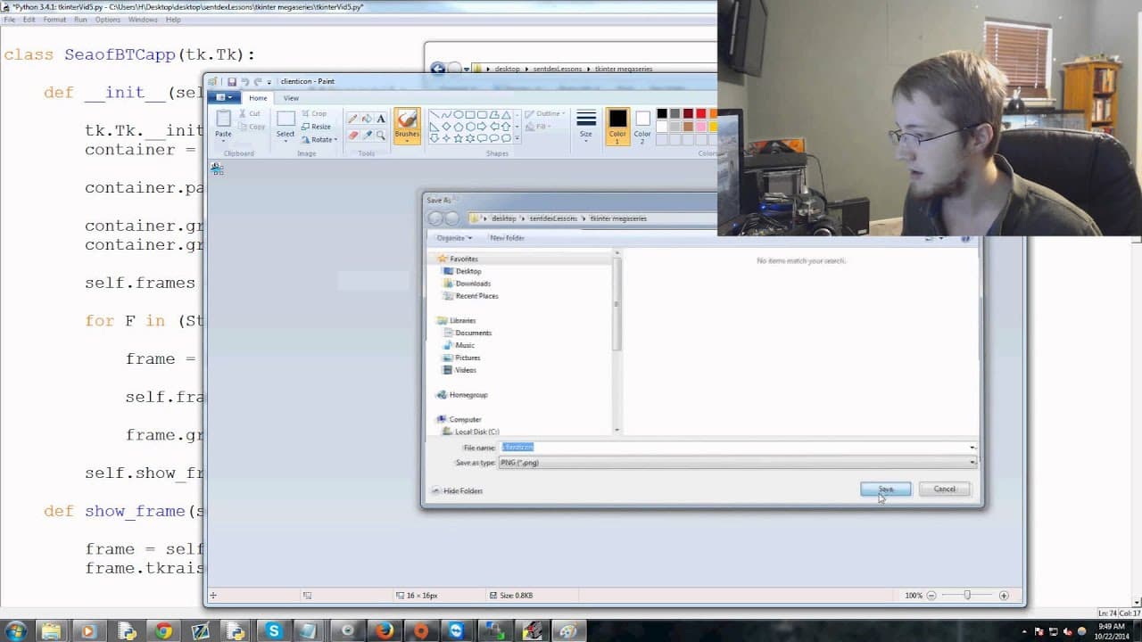 YouTube video player