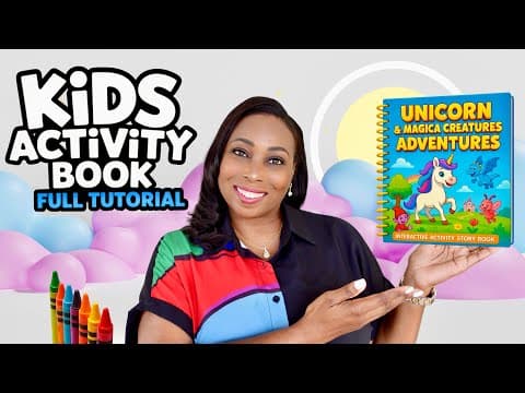 How to Create & Publish a Kids Activity Book From Scratch (Step-By-Step Tutorial) thumbnail