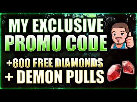 My PERSONAL EXCLUSIVE Promo Code USE THIS NOW! + Demon Pulls & Free 800 Diamonds ⁂ Watcher of Realms thumbnail