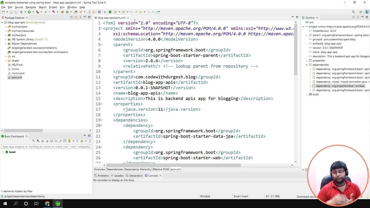 YouTube video player