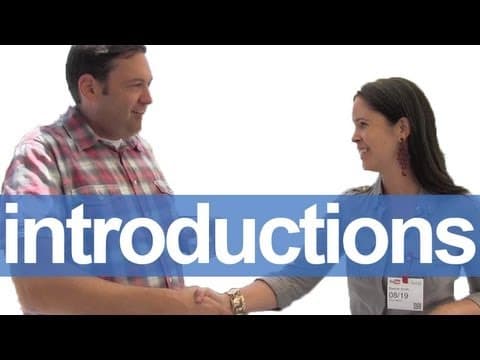 How to Introduce Yourself -- American English Pronunciation thumbnail
