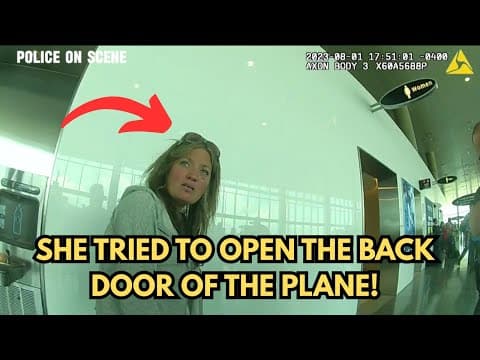 Pushing a Southwest Flight Attendant TO EXIT Airplane Turns Out Badly! thumbnail