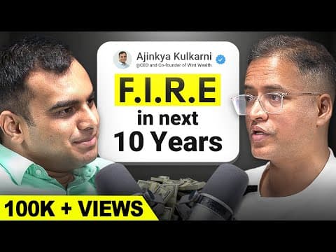10-Year FIRE Strategy That Works in India – Financial Freedom by 2035 | Rahul Jain thumbnail
