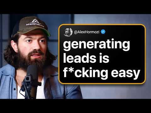 How to Master Lead Generation with Alex Hormozi thumbnail