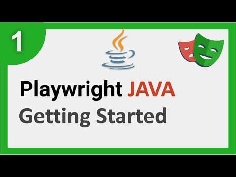 Playwright Java | Part 1 | Getting Started thumbnail