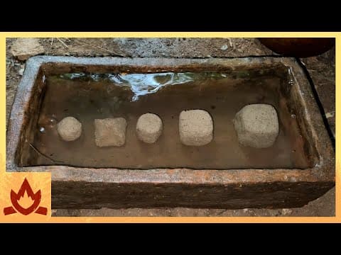 Primitive Technology: Geopolymer Cement (Ash and Clay) thumbnail