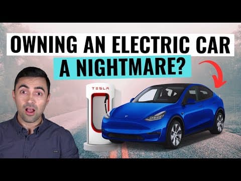 10 MAJOR PROBLEMS With Electric Cars You Must Know Before Buying One thumbnail