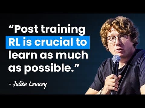 913: LLM Pre-Training and Post-Training 101 — with Julien Launay thumbnail