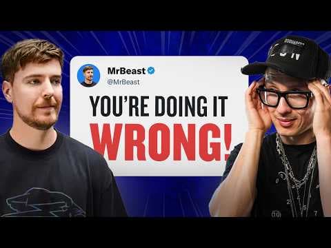 Why Your YouTube Channel Isn't Growing (According to MrBeast) thumbnail
