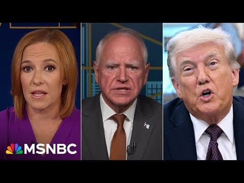 Gov. Walz TRASHES Trump on shootings, national guard, economy thumbnail