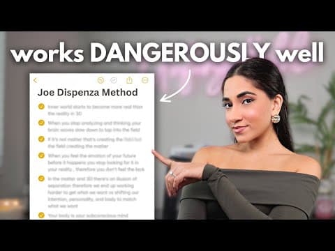 The Exact Joe Dispenza Strategies I Used to Manifest My Dream Life thumbnail