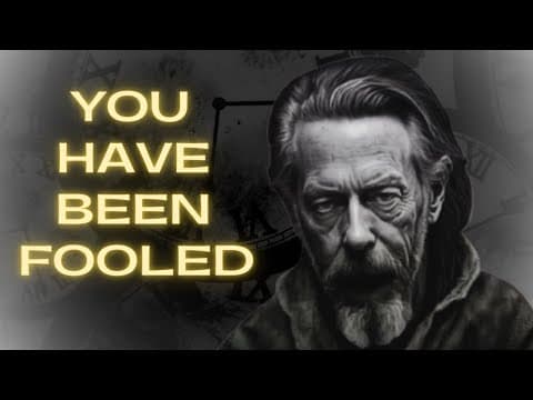 The Lie We Live - Alan Watts on the Illusion of Time thumbnail