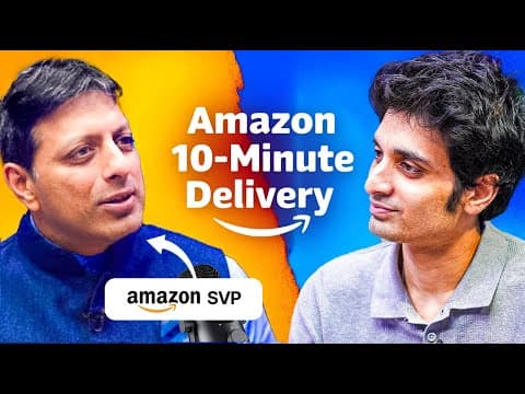 Amazon's SVP on Quick Commerce Launch, AI Strategy, and Career Advice That Built $13B Exports! thumbnail
