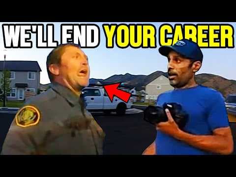 Corrupt Cops Arrested Him For Literally DOING HIS JOB! Apparently Work Is Illegal Now! thumbnail