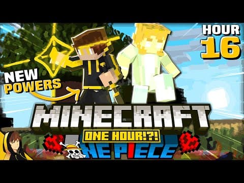 MASTERING NEW POWERS & END PORTAL HUNT?!? | Minecraft - [One Hour One Piece #16] thumbnail