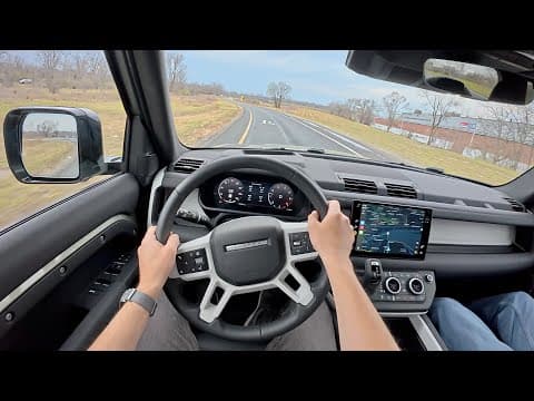 2025 Land Rover Defender 110 X-Dynamic SE - POV Street Driving Impressions thumbnail
