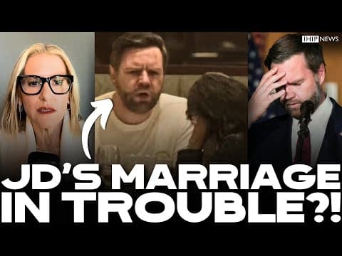 IHIP News: JD Vance & Usha's MARRIAGE is COLLAPSING As She DITCHES the Wedding Ring?! thumbnail