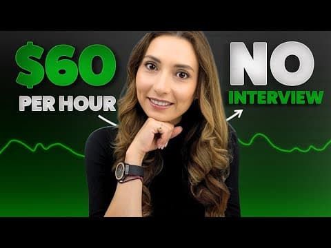6 No Interview Remote and Work from Home Jobs (Up to $60/hr) thumbnail