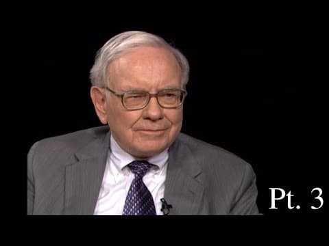 Warren Buffett | Charlie Rose | Pt. 3 | July 12, 2006 thumbnail