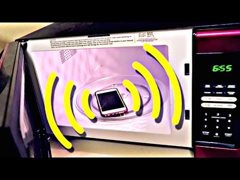 Can you call a cell phone in the microwave? thumbnail