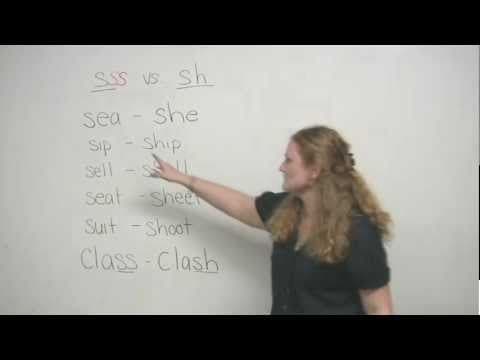 English Pronunciation - S & SH thumbnail