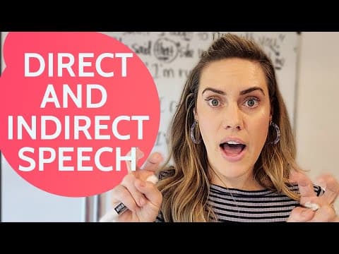 Using Direct and Indirect Speech thumbnail