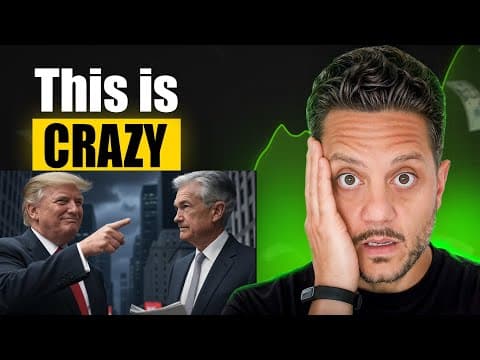 The Stock Market Goes Insane After Trump Saves Powell | TSLA Earnings thumbnail